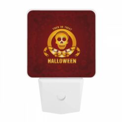 Night Light, A Skeleton Wearing A Hat And Holding A Treat Is The Centerpiece Of A Halloween Design. -Nuas Diy Shop cba99a3c24a6620d0d7cbbb0764be78839648808