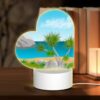 Love Acrylic Night Light, A Rocky Beach With A Few Trees And A Body Of Water. -Nuas Diy Shop cc6ca73ea5b696882d93462d41817a972fc65bd6