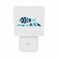 Night Light Set Of 2, A Blue And White Fish With A Yellow Eye. -Nuas Diy Shop cdb2062806f8729067ae2e4b1bb34c3bad2e9567