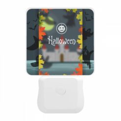 Night Light, A Halloween Poster With A Castle And Bats. -Nuas Diy Shop ce435f1db90dcd9fc0eab93295db75d96e134729