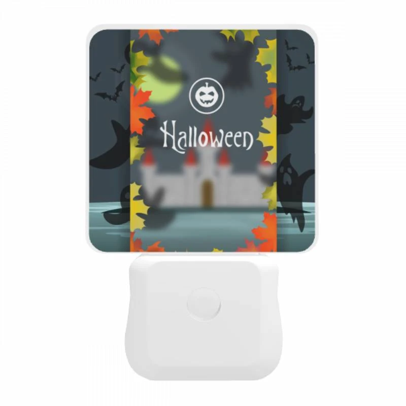 Night Light, A Halloween poster with a castle and bats. Night Light, A Halloween Poster With A Castle And Bats. -Nuas Diy Shop ce435f1db90dcd9fc0eab93295db75d96e134729