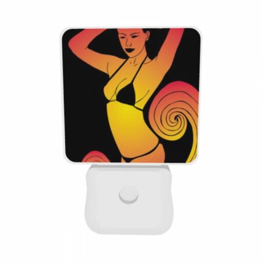 Night Light Set Of 2, A Woman Wearing A Bikini Is Posing For A Picture. -Nuas Diy Shop cf041a2a256ce5caf1044f05774d145bd5186c49