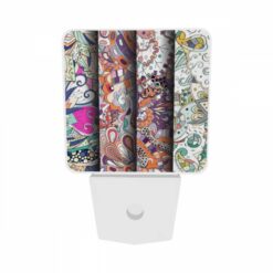 Night Light Set Of 2, Four Different Colored Paintings Of Flowers. -Nuas Diy Shop cf0a20b0a009c7be0de47d5f6dd2c17964a6df64