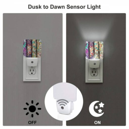 Night Light Set Of 2, Three Colorful And Intricate Designs Are Displayed Side By Side. -Nuas Diy Shop cf4a5c1c884aab42409ee80112d635edf82aa0d7