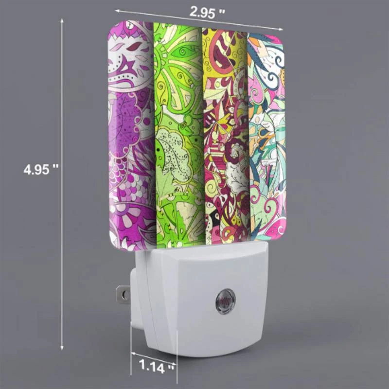 Night Light Set of 2, Three colorful designs are displayed on a row. Night Light Set Of 2, Three Colorful Designs Are Displayed On A Row. -Nuas Diy Shop cf870562f4565b4d3a484c7842c1291a5b5c047a