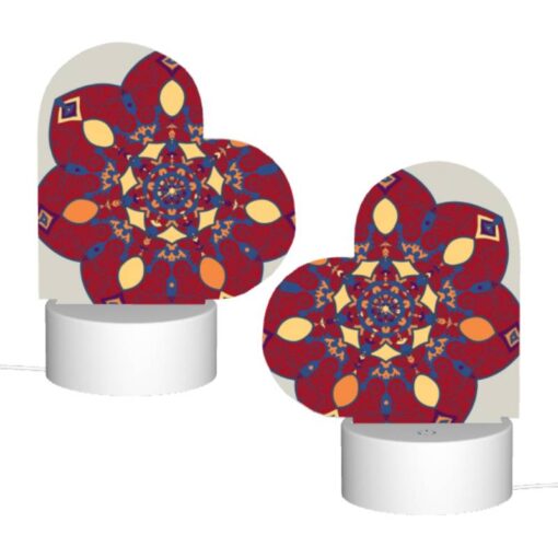 Love Acrylic Night Light, A Colorful Flower Design With A Yellow Center. -Nuas Diy Shop cff3589850079110d6449e6005e404e633ae8479