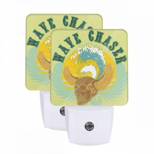 Night Light Set Of 2, A Logo For A Surfing Company Called Wave Chaser. -Nuas Diy Shop d000d797fef82ea0654607d9a81ff89d3a516b04