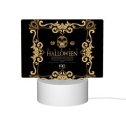 Rectangular Acrylic Night Light, A Skeleton Is On The Cover Of A Halloween Event. -Nuas Diy Shop d0a949c5a334bcc65d3ed1277d8289c5cf6e7cce