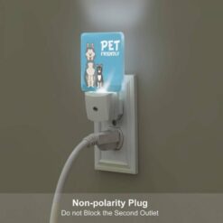Night Light, A Black And White Cat And A Dog Are Standing Next To Each Other. -Nuas Diy Shop d1caee62723adc8639508684d3ddd1c561880cf0