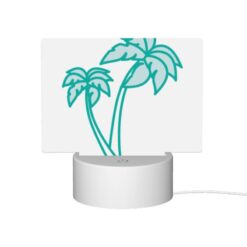 Rectangular Acrylic Night Light, A Green And Blue Palm Tree With A Blue Trunk. -Nuas Diy Shop d1eca810d6110b0f13deebfc8716cb0573af33c7