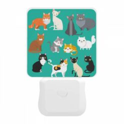 Night Light, A Collection Of Cats In Various Colors And Poses. -Nuas Diy Shop d2b61cf8371adbbe10970f67f6db2955058b4ba5