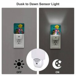 Night Light Set Of 2, A Boy And Girl Are Standing In Front Of A Haunted House. -Nuas Diy Shop d2e7731672a4e8aa2cdc73273b38915f2e535165