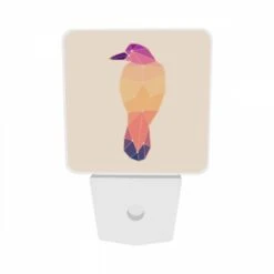 Night Light Set Of 2, A Bird Is Shown In A Colorful Geometric Pattern. -Nuas Diy Shop d350b4548e4e89f072967bba89a3aaf2d376dcdb
