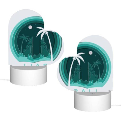 Love Acrylic Night Light, A Round Logo For The City Of Bali. -Nuas Diy Shop d36491f247e5d7e46793db546c48bc37560c9362