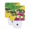 Night Light Set Of 2, Two Women In Pink Bikinis Are Posing For A Picture. 2 Night Light Set Of 2, Two Women In Pink Bikinis Are Posing For A Picture. -Nuas Diy Shop d461cd250d7444b1adb2e033a51c0643c0359945