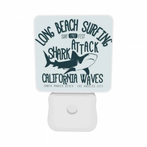 Night Light Set Of 2, A Poster Advertising Long Beach Surfing 1987. -Nuas Diy Shop d4d2b5c44cbd121a818670f2b699e47ef412a858