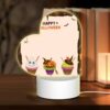 Love Acrylic Night Light, A Halloween Themed Cupcake With A Pumpkin On Top. -Nuas Diy Shop d5528ac65b90ed82f0881d2b2b0a7c0c46ece01a