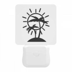 Night Light, A Sun With A Palm Tree In The Background. -Nuas Diy Shop d591300d454a6687f06dd768c4c7bcc65d4cdb9f