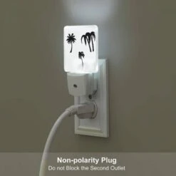 Night Light, Three Black And White Palm Trees On A White Background. 5 Night Light, Three Black And White Palm Trees On A White Background. -Nuas Diy Shop d604bf9d8537c08557e2ffacb43f8071289970be