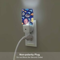 Night Light, A Colorful Fish Pattern With Various Fish Species. -Nuas Diy Shop d624d625340aff143314bd05ebb6e608d6c6ae53