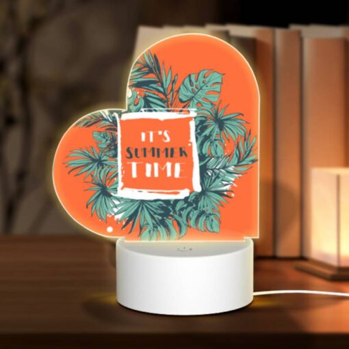 Love Acrylic Night Light, A Colorful Poster With The Words "It's Summer Time" Written On It. -Nuas Diy Shop d68579b45aab24c84c9a4743a4b52de50637947f