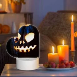 Love Acrylic Night Light, A Carved Pumpkin With A Face And A Light Inside. -Nuas Diy Shop d6cafe224a366d7d9b254fe0be837c256c0b7d43