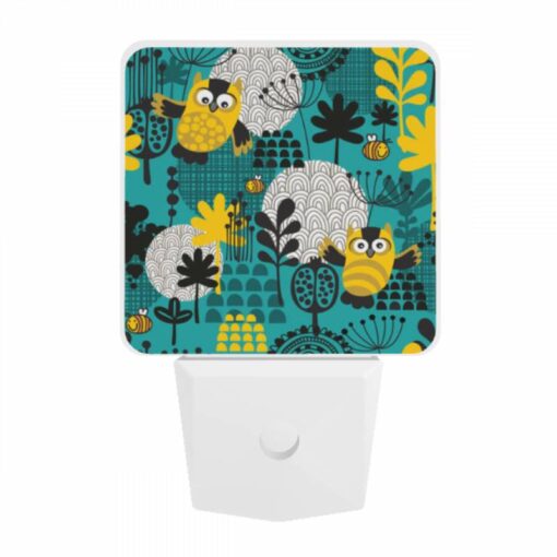 Night Light, A Colorful Cartoon Of A Forest With Various Animals -Nuas Diy Shop d7250244a6976f31c925e6238587409444a48c87