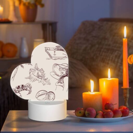 Love Acrylic Night Light, A Collection Of Drawings Of A Woman -Nuas Diy Shop d78ed5e766a23e69ec492d0ac9809320e9cbd6c7