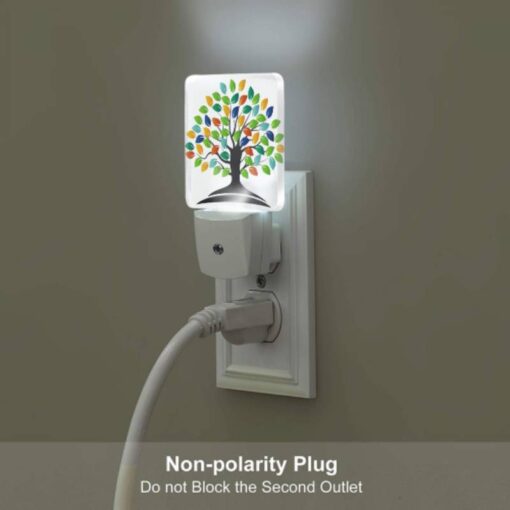 Night Light Set Of 2, A Tree With Green -Nuas Diy Shop d7a8cb27df447fa4cb43932976c040d79b917895