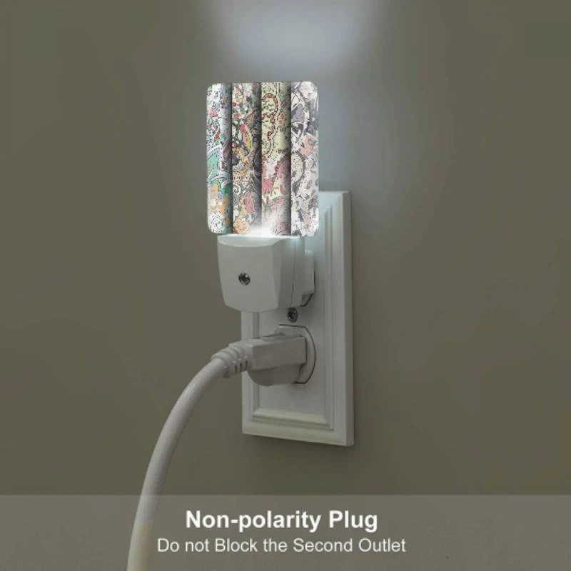 Night Light Set of 2, Three colorful and intricate designs are displayed side by side. Night Light Set Of 2, Three Colorful And Intricate Designs Are Displayed Side By Side. -Nuas Diy Shop d7e3626fcae7a1a8e68b723d2e2e96b5d6700ba5