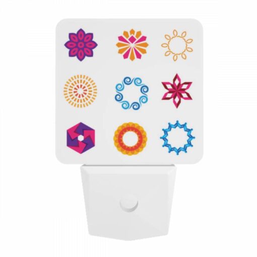 Night Light, A Collection Of Colorful Geometric Shapes. -Nuas Diy Shop d8948ddac1aa37bc47825dd0b47b37caa0185970