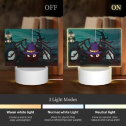 Rectangular Acrylic Night Light, A Spider With A Witch's Hat On Its Head Is Hanging From A Rope. -Nuas Diy Shop d8cbbb7c56d0c857bc855fef1b0d2573afa409f1