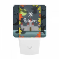 Night Light, A Halloween Poster With A Castle And Bats. -Nuas Diy Shop d910b3c5172d19f337808ba9923ffa531276eb1a