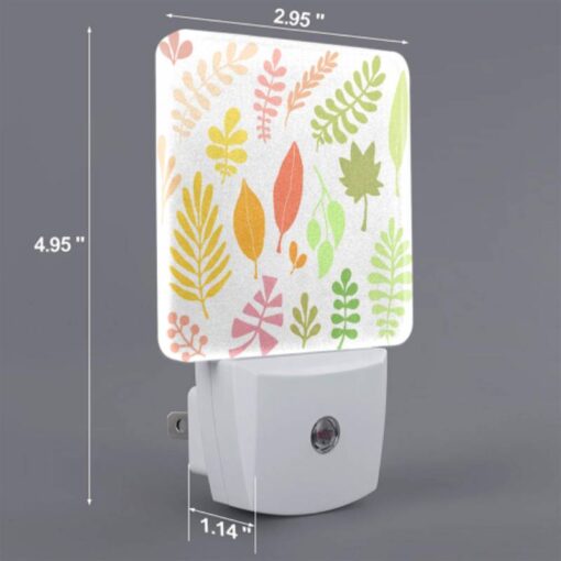 Night Light, A Collection Of Leaves In Various Colors. -Nuas Diy Shop d92b347e0d64772323741e9eb68a5c8670d152f2