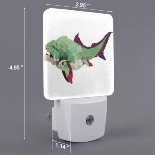Night Light, A Green And Purple Shark With A Red Fin. -Nuas Diy Shop d92f42de8bb38dffa764bb00e45ac36a5bc6aa7d