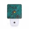 Night Light, A Halloween Poster With A Scary Pumpkin And A Skeleton. -Nuas Diy Shop d96a061e52cbff9aca4ef24fa60b53e1a0e456ee