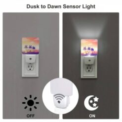 Night Light, A Sunset With Palm Trees In The Background. -Nuas Diy Shop da3aa7eafb0ce3e83a8a02de8cd3404950519d3b