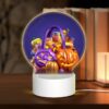 Round Acrylic Night Light, A Purple Bag Filled With Various Fruits And Vegetables. -Nuas Diy Shop dab60dbba2182e57432a7c430dba5e42a1a15f72