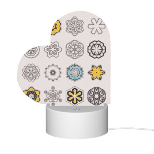 Love Acrylic Night Light, A Collection Of Geometric Shapes -Nuas Diy Shop dbf63499b51eebf61fe9a605a1769172ee295482