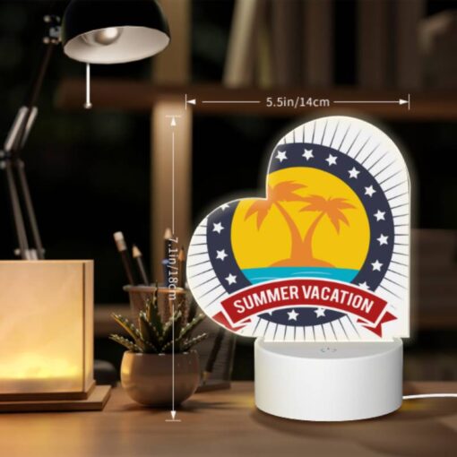 Love Acrylic Night Light, A Logo For Summer Vacation. -Nuas Diy Shop dbff22ddd29e0298e03c3a3946384c1152b06267