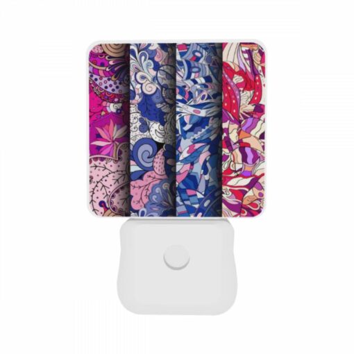 Night Light Set Of 2, Three Different Colored Designs Of Flowers. -Nuas Diy Shop dc574ed5bd23af61bf91680d957f94a2886451cc