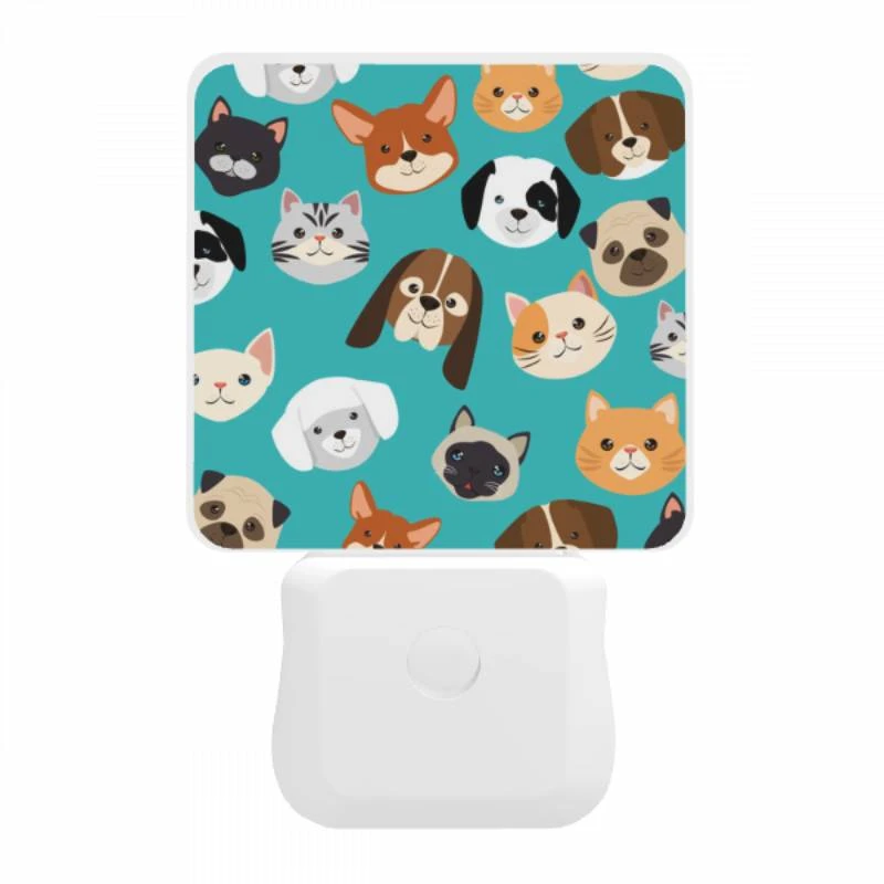 Night Light, A collection of cute cat and dog faces. Night Light, A Collection Of Cute Cat And Dog Faces. -Nuas Diy Shop dcd32a274693c2a2a90e2d1fad914889da37bf9d
