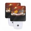 Night Light Set Of 2, A Halloween Sign With A Cat And A Pumpkin On It. -Nuas Diy Shop dd14265b02e15b23bb677e6122f17985f248dfea