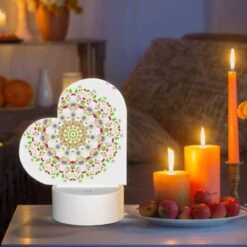 Love Acrylic Night Light, A Colorful Floral Lace Design. -Nuas Diy Shop de4eb130c58e6436b236eb08aec47c9212b97a61