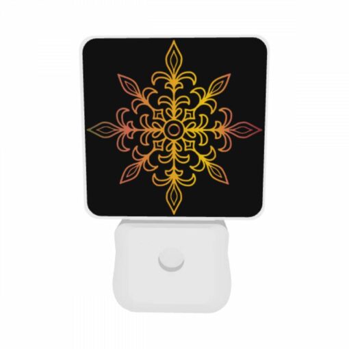 Night Light Set Of 2, A Colorful Flower Design With Yellow -Nuas Diy Shop dfda5b0591db53f3b38d9e9eb1a7186f5084bd9f