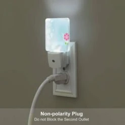 Night Light Set Of 2, A Single Pink Flower Stands Out Against A Blue Background. 6 Night Light Set Of 2, A Single Pink Flower Stands Out Against A Blue Background. -Nuas Diy Shop e0067239b5da514cba38306fdc19bb763a647295