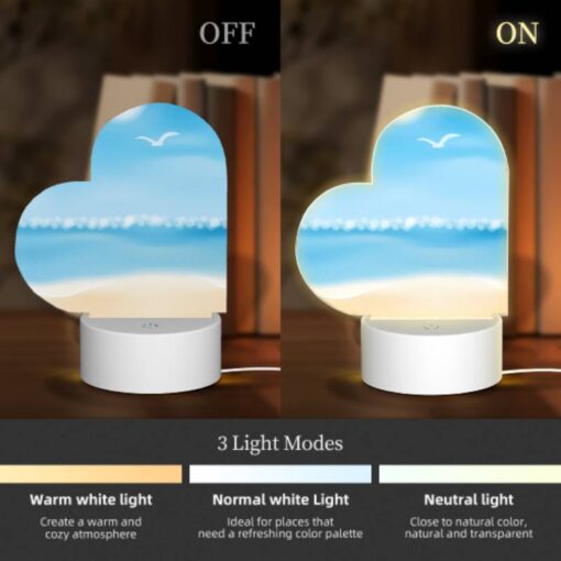 Love Acrylic Night Light, A Beautiful Beach Scene With A Blue Sky -Nuas Diy Shop e064825c55458e1bfb43aa11cf893ba1d57e413f