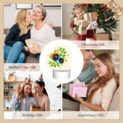 Love Acrylic Night Light, A Colorful Flower Arrangement With Green Leaves. -Nuas Diy Shop e286344077731bec5bd4cfca391c240741442ead