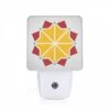 Night Light, A Yellow And Red Geometric Design. -Nuas Diy Shop e2cd2e6dbca20542d5987204051d9f064a708212