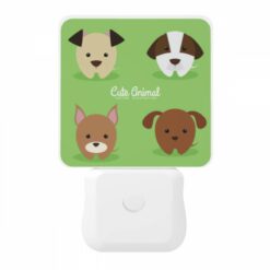 Night Light, Four Different Colored Dogs Are Shown In A Row. -Nuas Diy Shop e31f23f9bde1dfa77bc327e232fec5ec7b4573a3